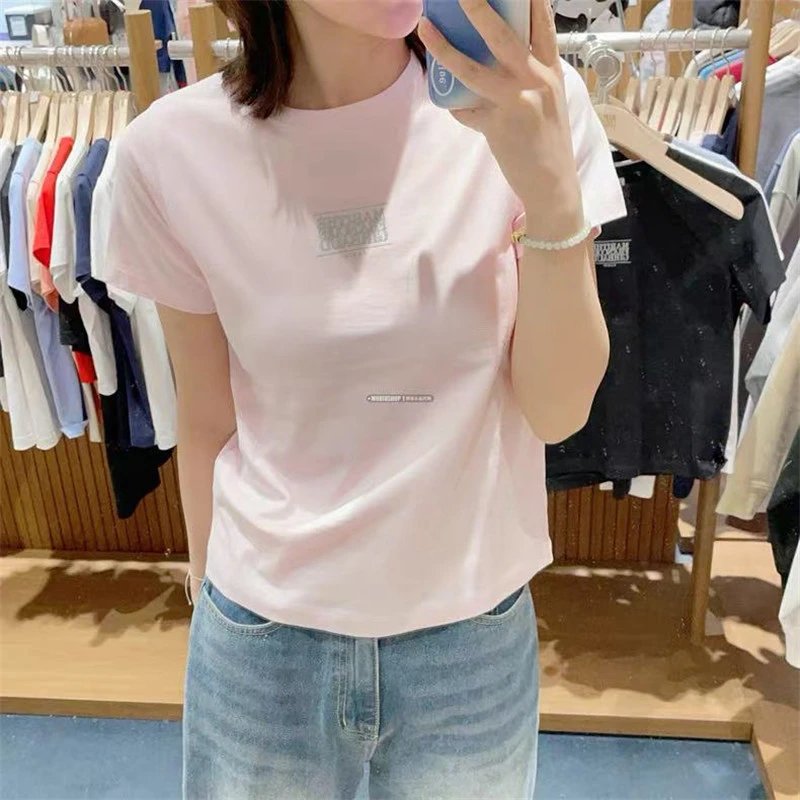 Marithe Francois Girbaud Logo Print Pink T-Shirt - 5