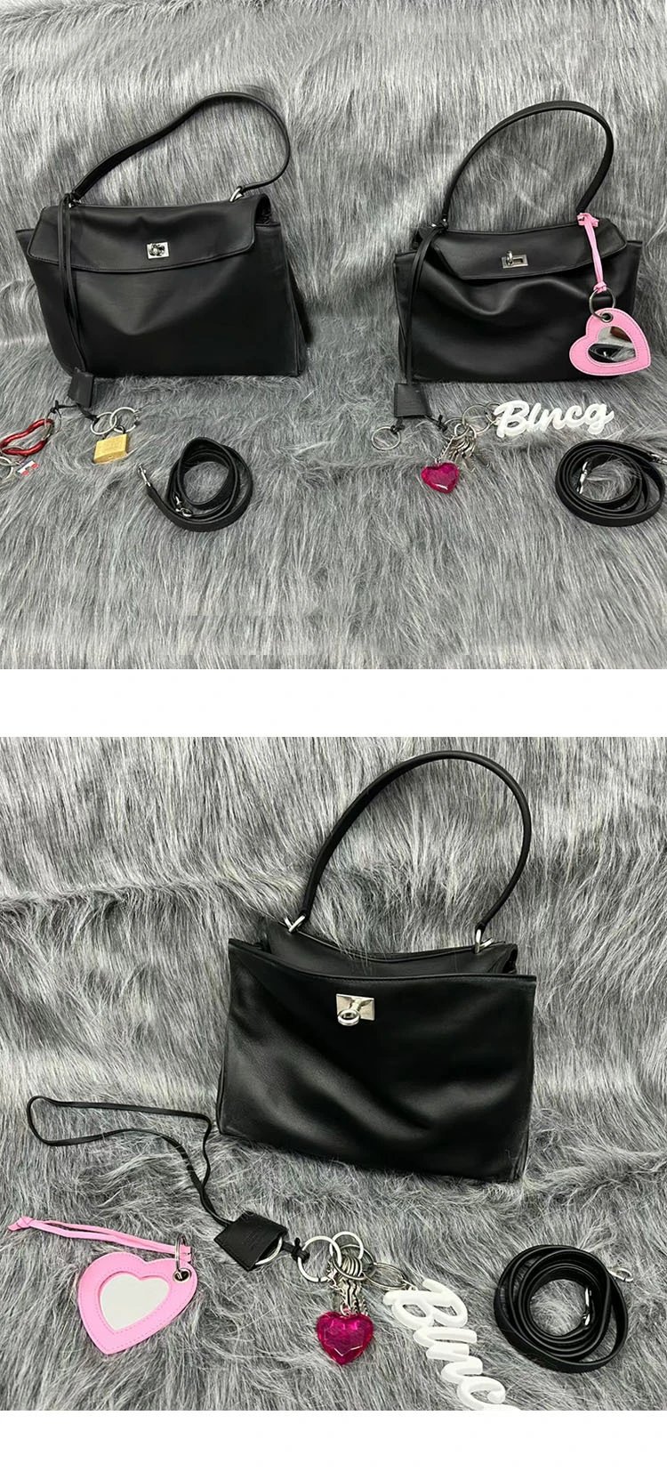 Dior Saddle Bag Black Leather Handbag - 9