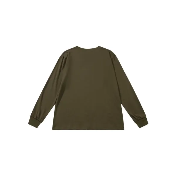 GRA Graphic Print Long-Sleeve Top in Charcoal with Polka Dot Skirt and Brown Combat Boots - 12