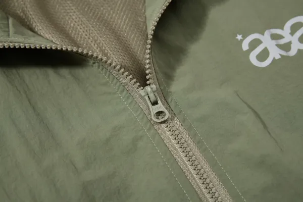 aeae Windbreaker Jacket Army Green Outerwear - 31