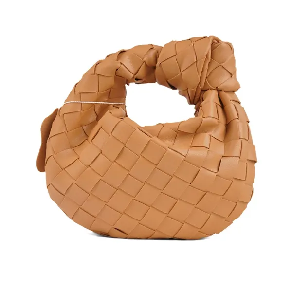Bottega Veneta The Pouch Black Woven Leather Hobo Bag - 2