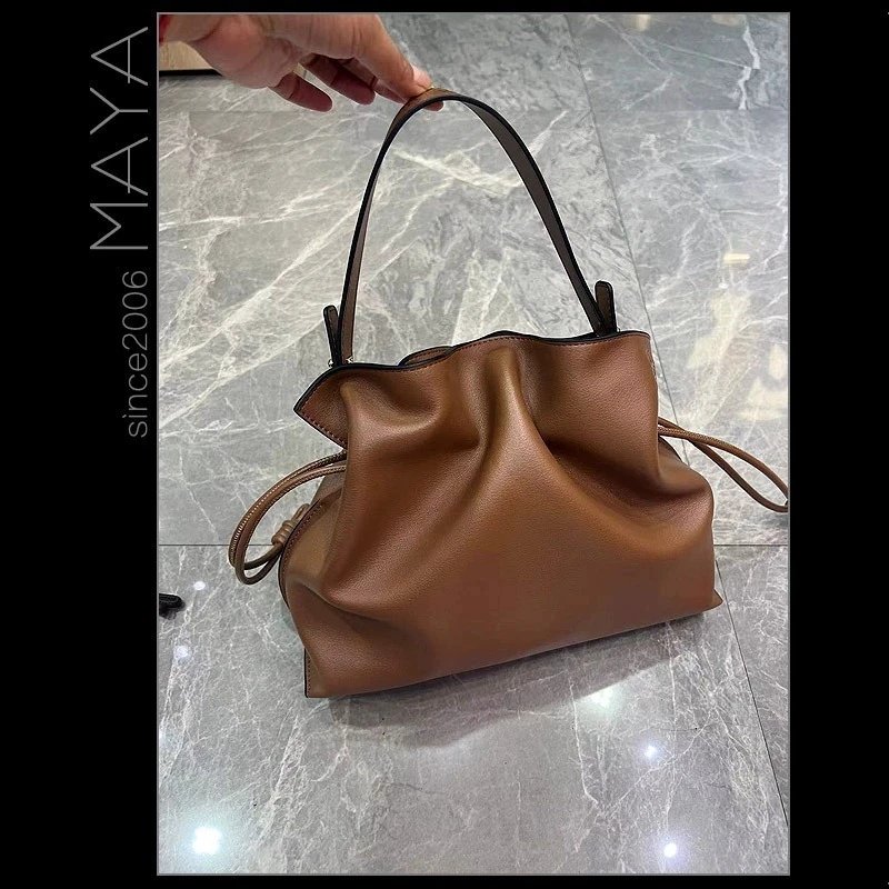 Loewe Flamenco Bucket Bag Mustard Yellow Handbags - 22