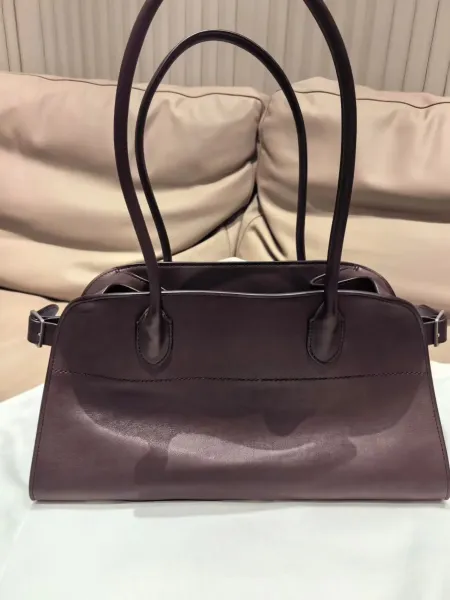 Design Arch-Shape Handbag Dark Chocolate Handbags - 22
