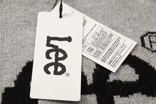 Lee Logo Knit Sweater Gray - 14