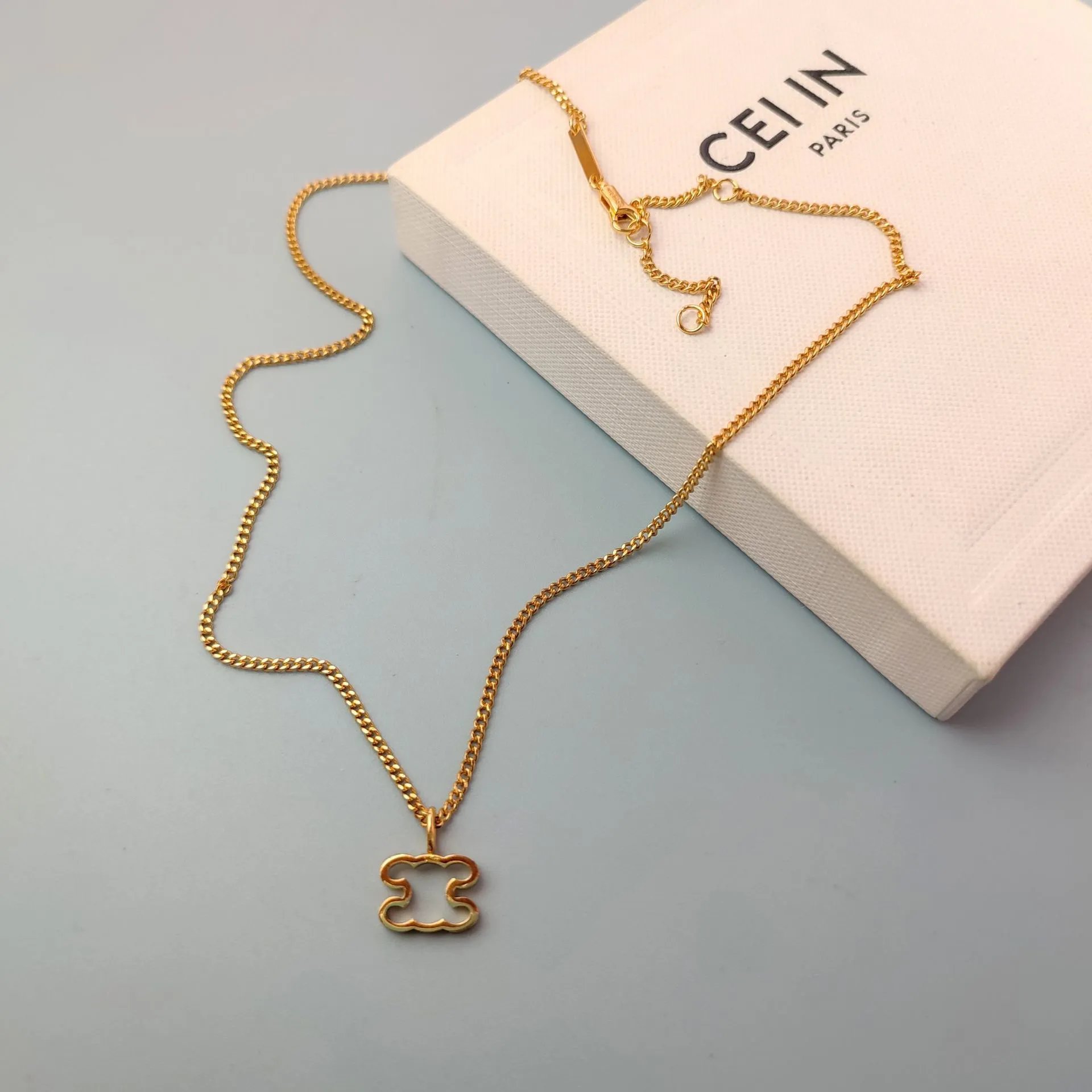 Celine Triomphe Gold-Plated Cloud Motif Earrings - 4
