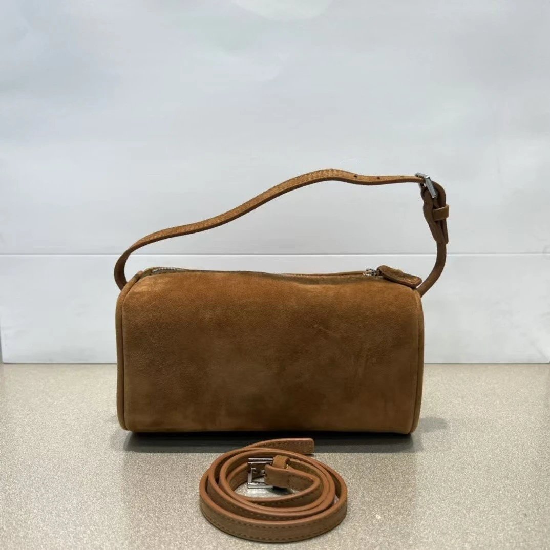 The Row High-Quality Suede Shoulder Bag 90s Mini Pencil Bag Handbag Crossbody Bag In Stock: findsindex.com