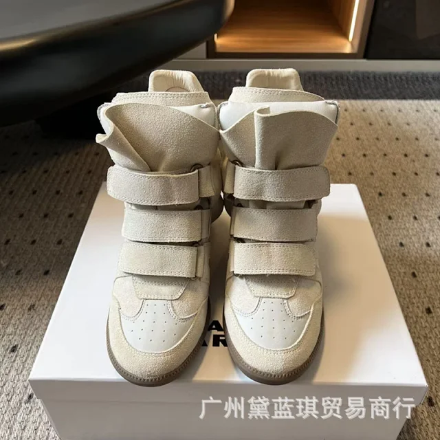 Isabel Marant Sneakers Bekett hidden-wedge high-top Velcro product detail image 10