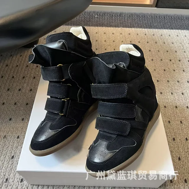Isabel Marant Sneakers Bekett hidden-wedge high-top Velcro product detail image 4