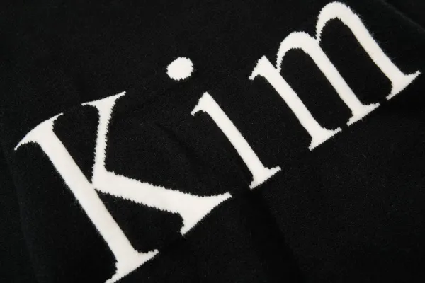 Matin White Knit Sweater with Bold Typography - 29