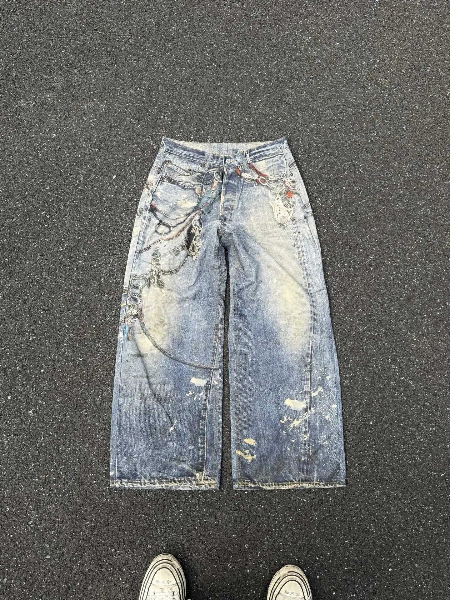Off-White Industrial Belted Denim Shorts Black - 10