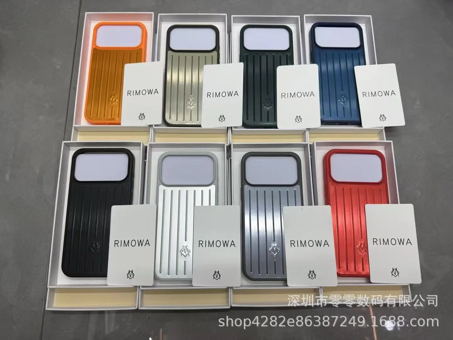 MMY Ribbed Aluminum-Effect Phone Case Silver Gray Phone-Case - 2