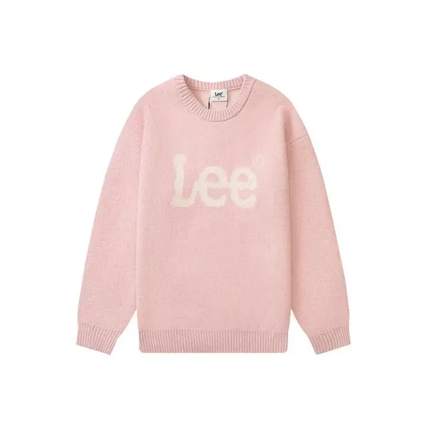 Lee Logo Knit Sweater Gray - 8