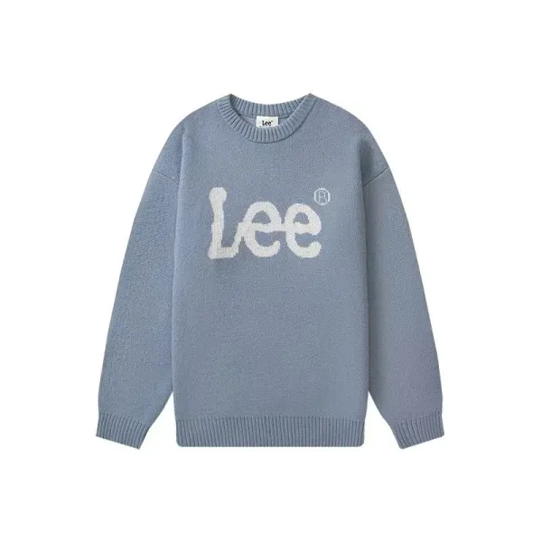 Lee Logo Knit Sweater Gray - 6