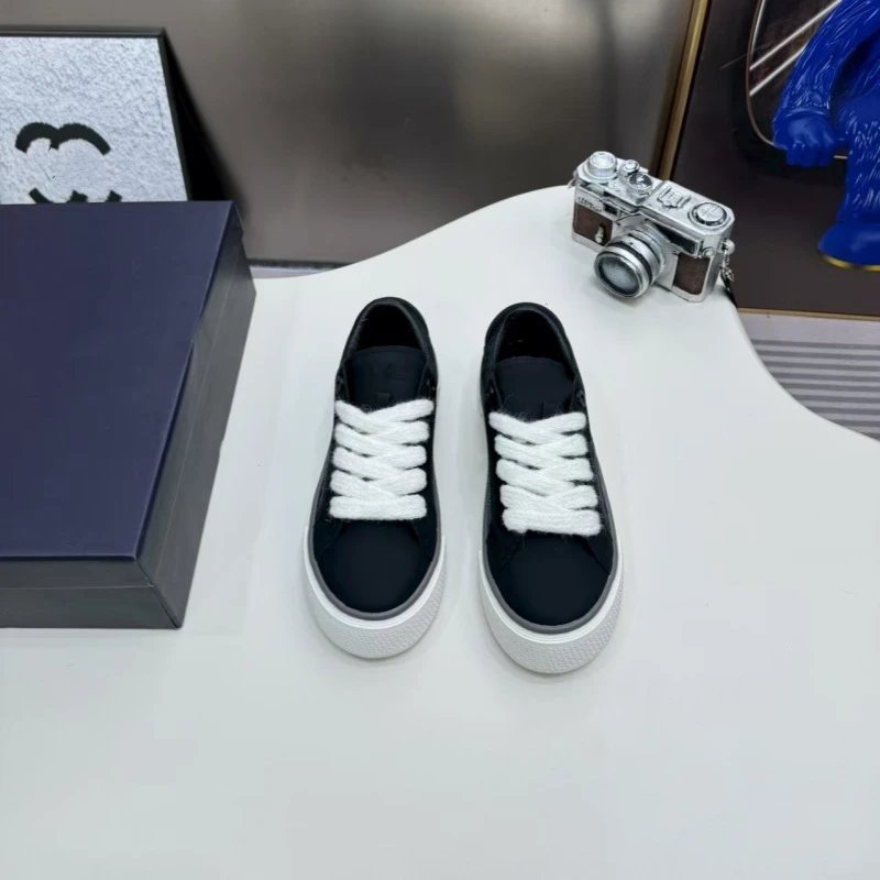 Off-White x Nike Dunk Low Brown and Blue Chunky Sneakers - 3
