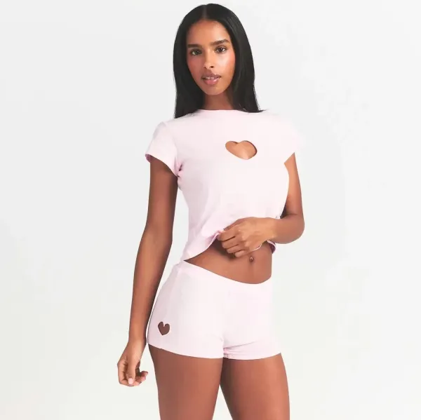 Saint Tears Cut-Out Shorts Black - 20