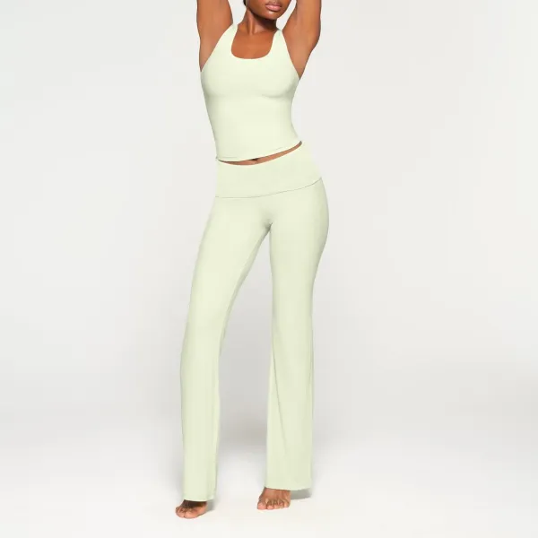 Design Wide-Leg Knit Pants Gray - 5