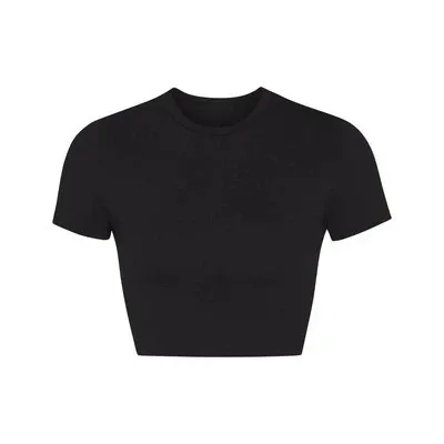 Design Cropped Performance Tee Pink - 5