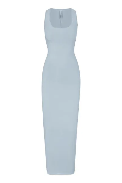 White Sleeveless Bodycon Midi Dress - 10