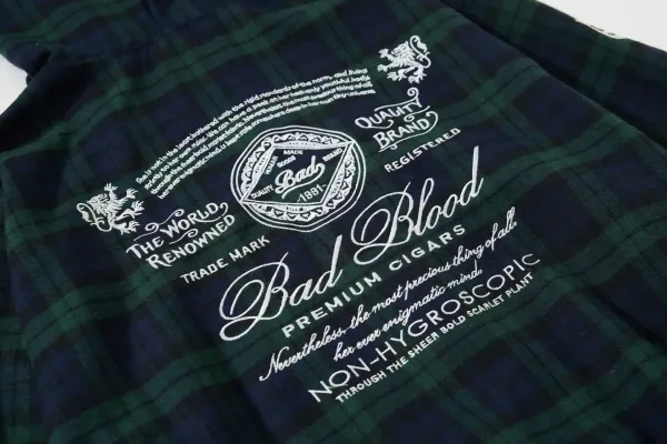 Burberry Tartan Check Hoodie Navy Green - 53