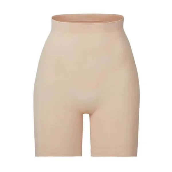 High-Waisted Seamless Bike Shorts Brown Activewear - 9