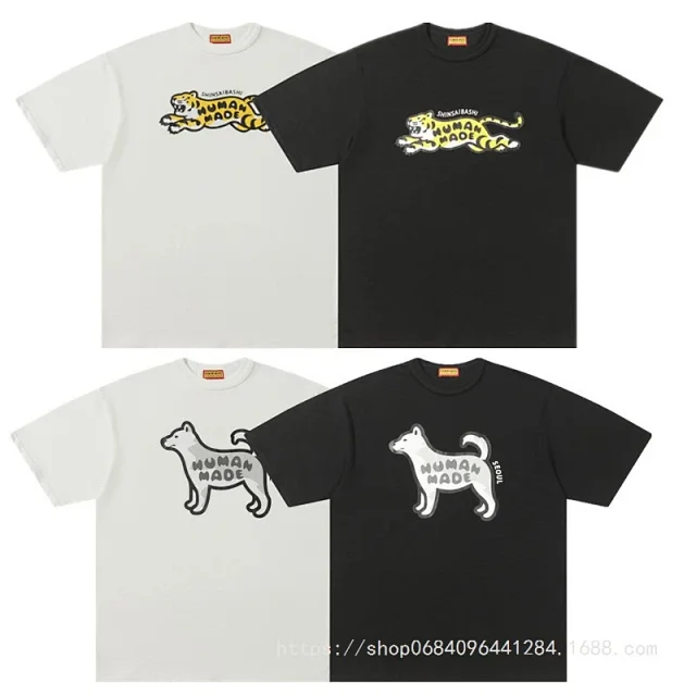 HUMAN MADE T-Shirts Animal Graphic Short-Sleeve T-Shirt product detail image 2