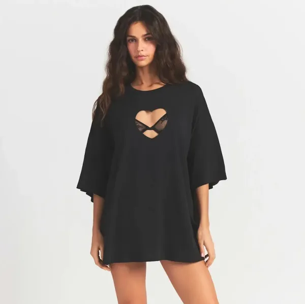 Saint Tears Cut-Out Shorts Black - 22