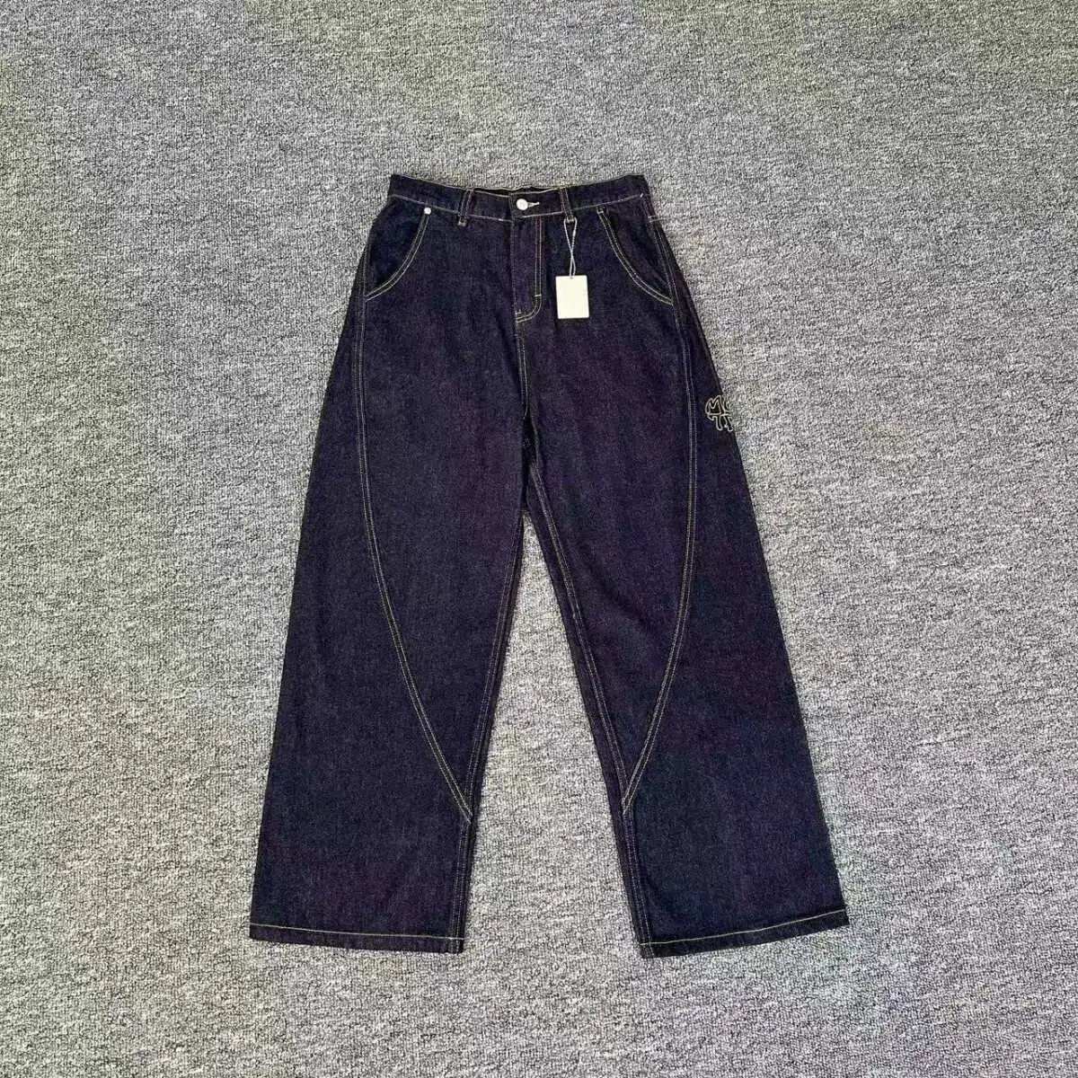 Gallery Dept. Wide-Leg Denim Jeans Dark Indigo Jeans