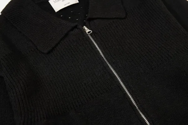 Matin Kim Knit Cardigan Black - 50