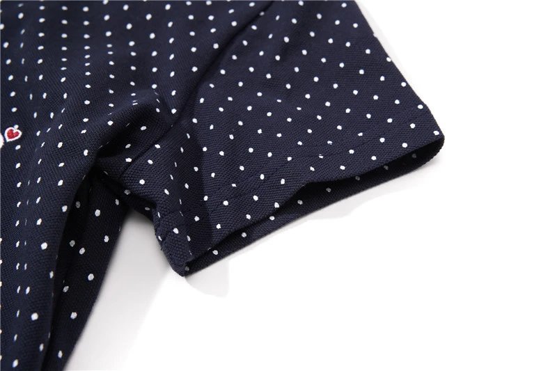 Aeae Polka Dot Gray Polo Shirt - 48
