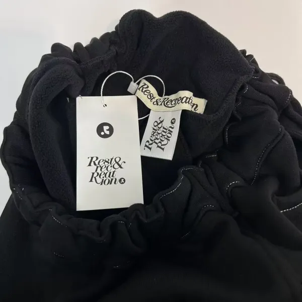 Digital Pionker Logo-Embroidered Black Sweatpants - 24