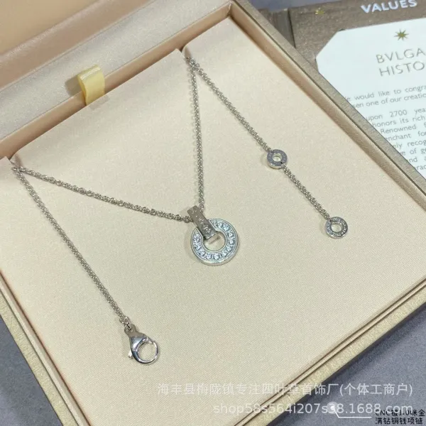 Bvlgari B.zero1 Diamond-Set Silver Necklace - 5