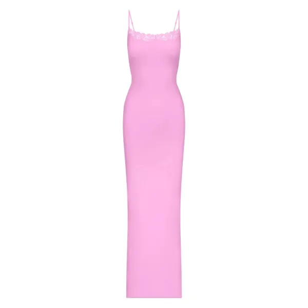 Saint Tears Lace-Trimmed Slip Dress in Powder Blue - 12