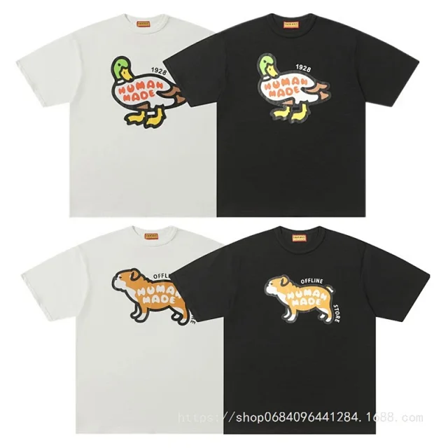 HUMAN MADE T-Shirts Animal Graphic Short-Sleeve T-Shirt product detail image 3
