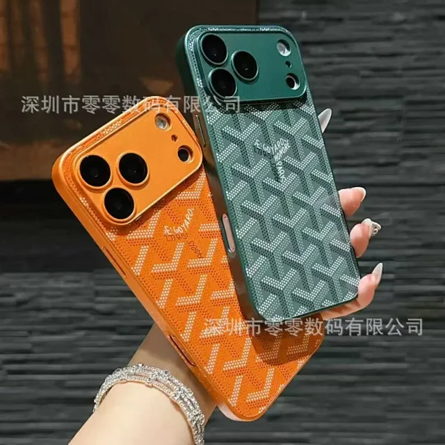 Goyard Phone Cases monogram-pattern case with raised camera protection product detail image 6