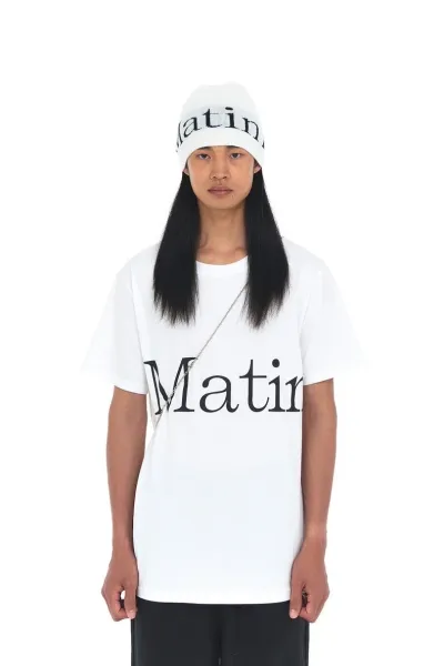 Matin Beanie Gray Knit Hat - 31