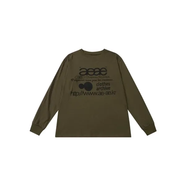 GRA Graphic Print Long-Sleeve Top in Charcoal with Polka Dot Skirt and Brown Combat Boots - 11