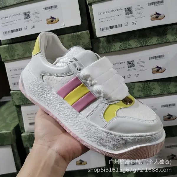 Gucci Rhyton Striped Web Sneakers Multicolor - 6