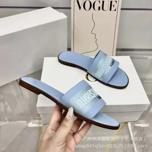 Dior Sandals Logo Strap Flat Slide product detail image 14