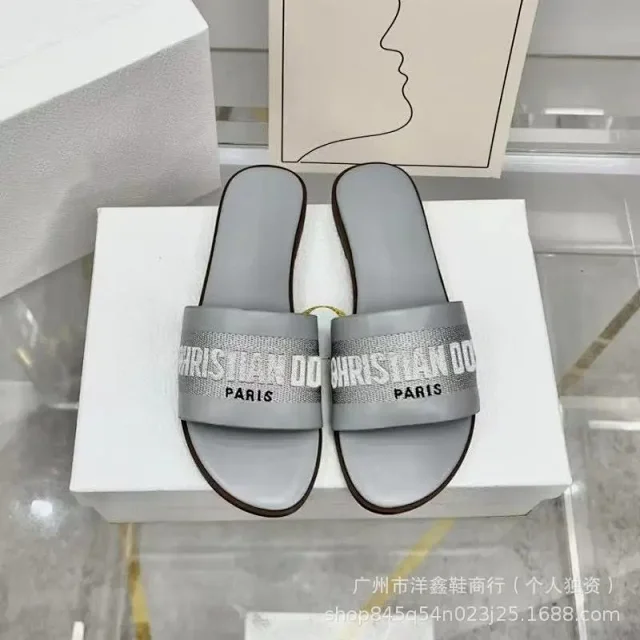 Dior Sandals Logo Strap Flat Slide product detail image 19