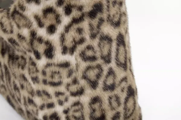 Imposter London Leopard Faux Fur Hobo Bag - 8