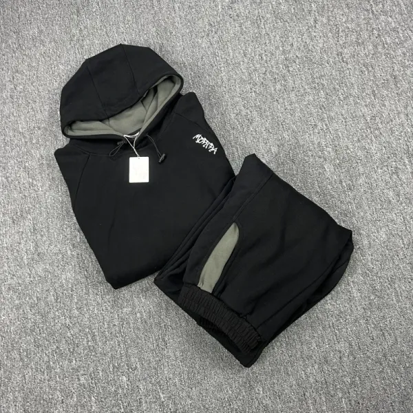 GRA Graffiti Logo Sweat Shorts Gray - 27