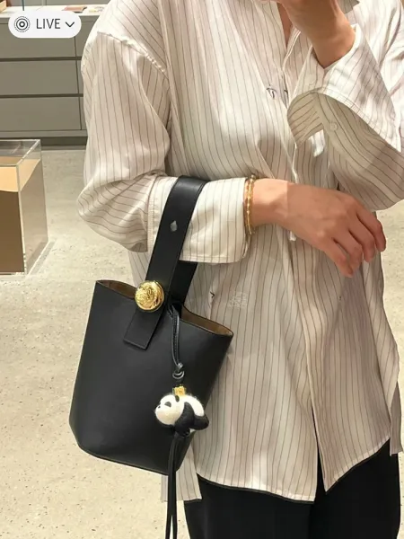 Hermès Picotin Lock 18 Gray Togo Leather Bucket Bag - 34