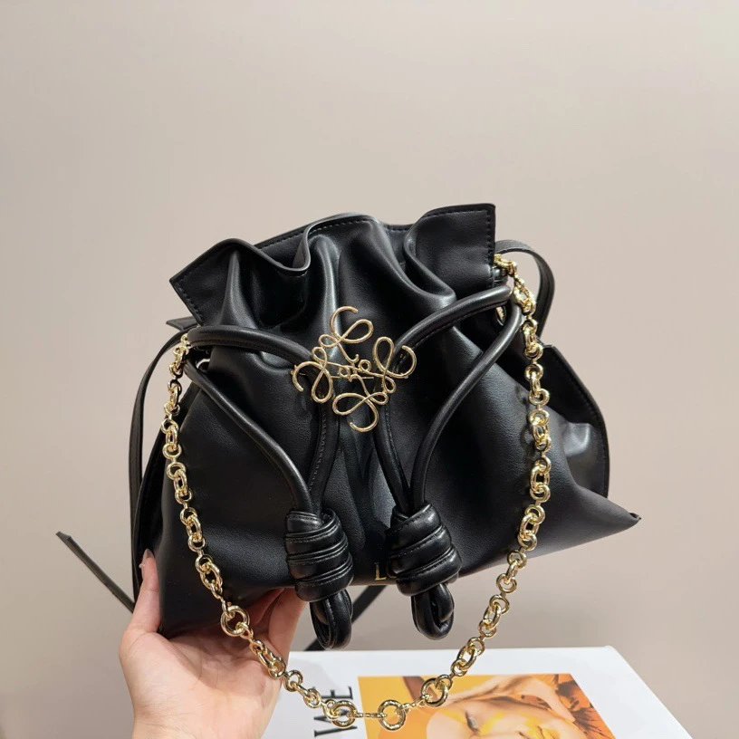 Black, Small 23cm + Free Donut Chain [Free Brooch]