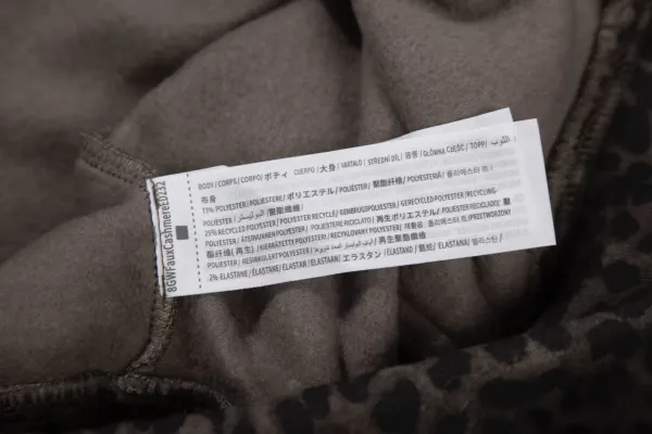 Gallery Dept. Leopard Print Zip-Up Hoodie - 10