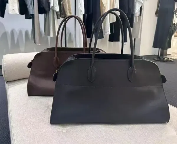 Design Arch-Shape Handbag Dark Chocolate Handbags - 5
