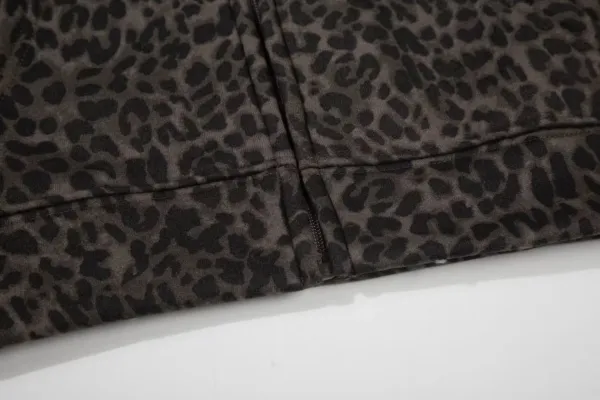 Gallery Dept. Leopard Print Zip-Up Hoodie - 12