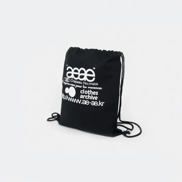 Aeae Chapeau No;msbk Black Drawstring Bag - 6