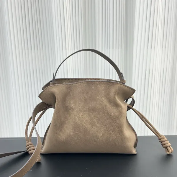 Bottega Veneta The Pouch Taupe Leather Hobo Bag - 10