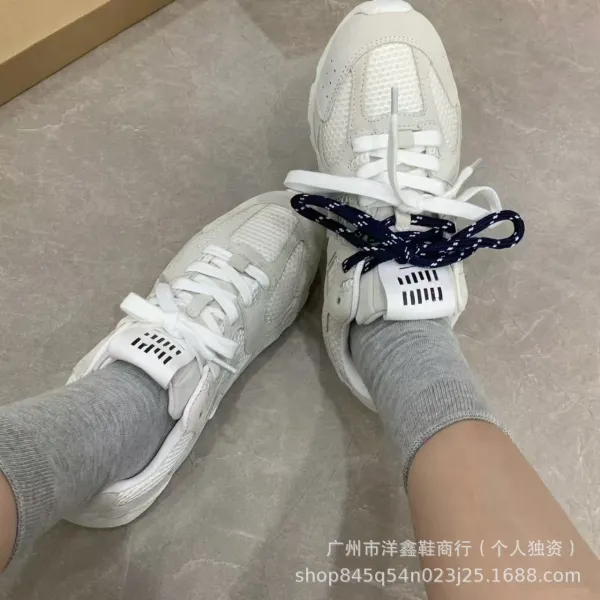 Off-White x New Balance 530 Beige Suede Sneakers - 5