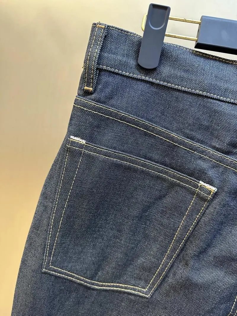 Design Raw Denim Wide-Leg Jeans Navy - 9